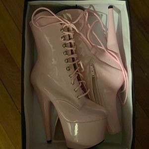 Baby Pink Pleaser Heels